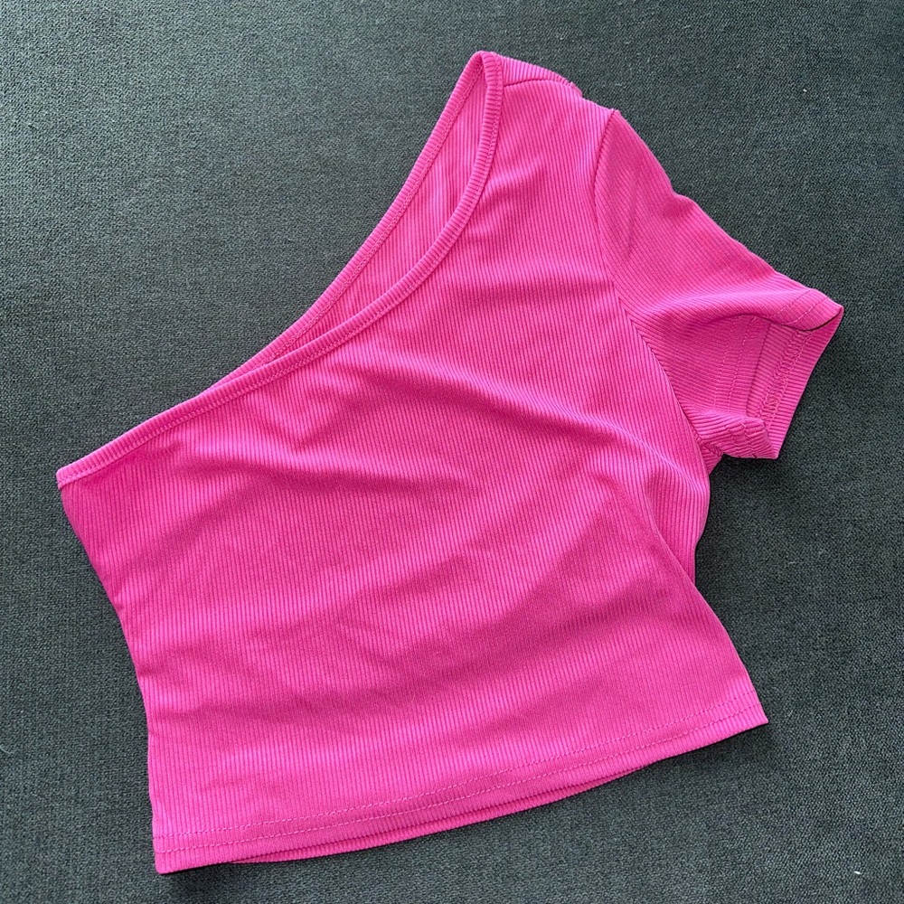 SHEIN one shoulder, cute back!